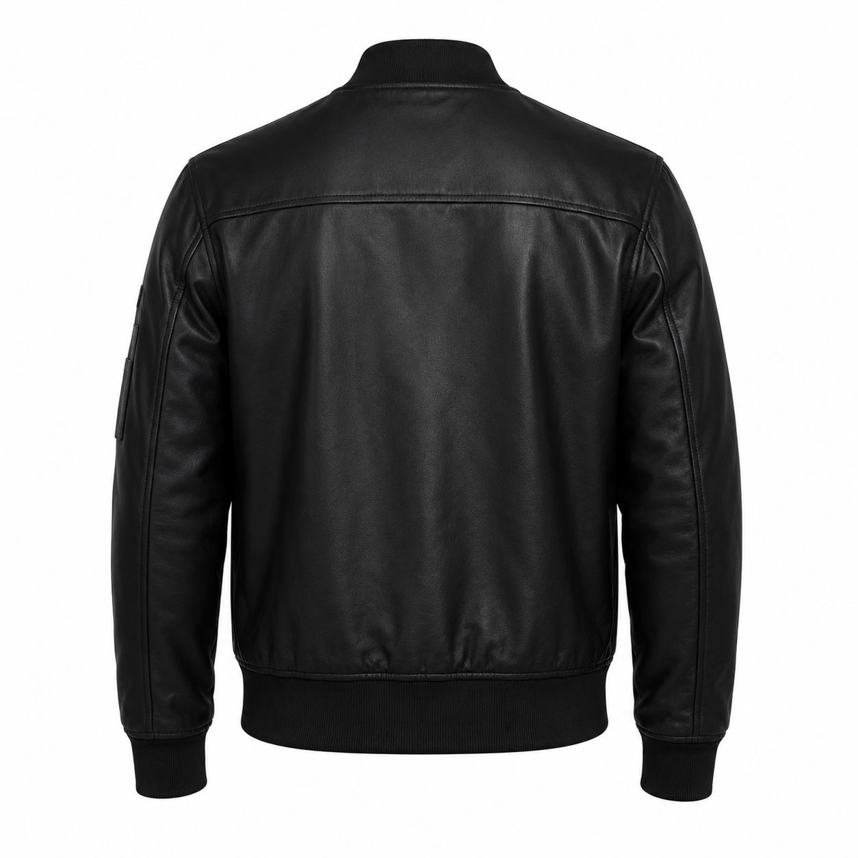 Chaqueta en Cuero Premium - Aviadora Bomber Edición Black