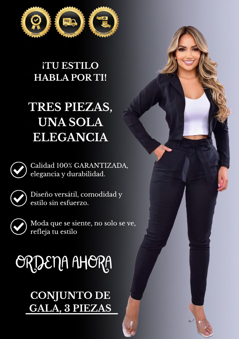 Conjunto de Gala 3 Piezas