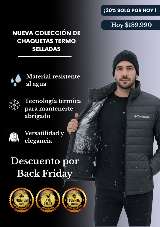 Chaqueta Columbia Termo Sellada ❄️