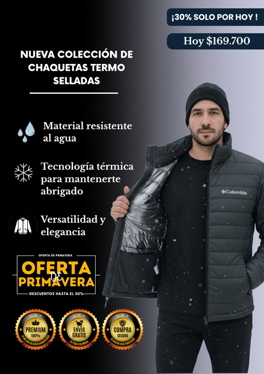 Chaqueta Columbia Termo Sellada ❄️