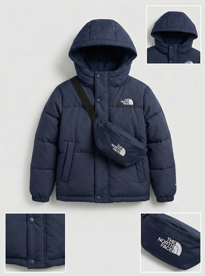 Set North Face Niños:  Chaqueta + Canguro - Impermeable 💦