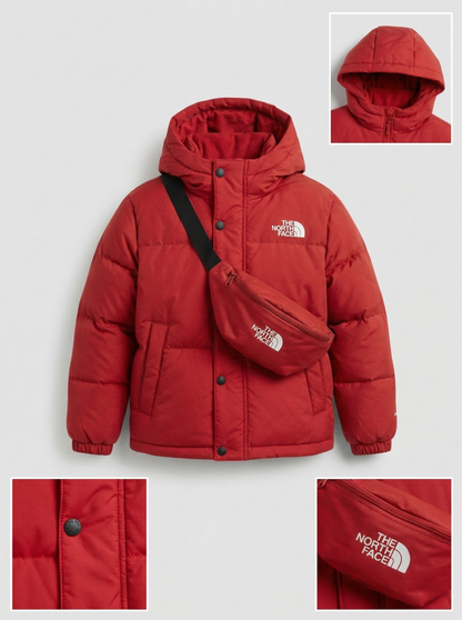 Set North Face Niños:  Chaqueta + Canguro - Impermeable 💦