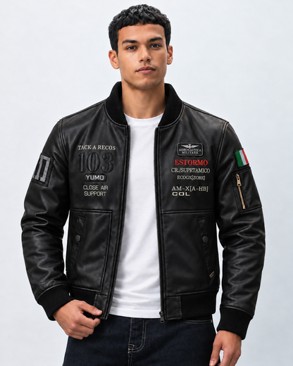 Chaqueta Berlin - En Cuero Italiano Premium 🇮🇹