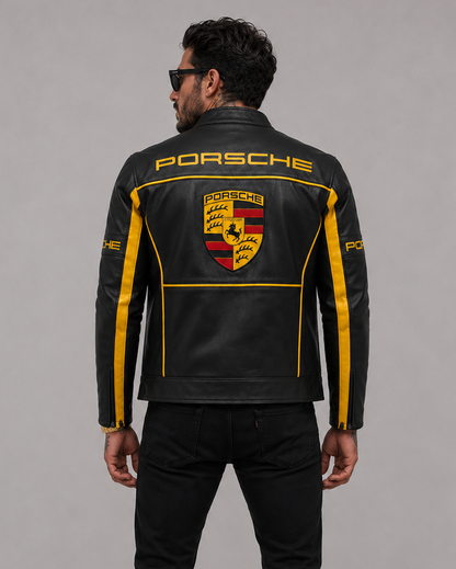 Chaqueta Porshe Apex - En Cuero Premium™