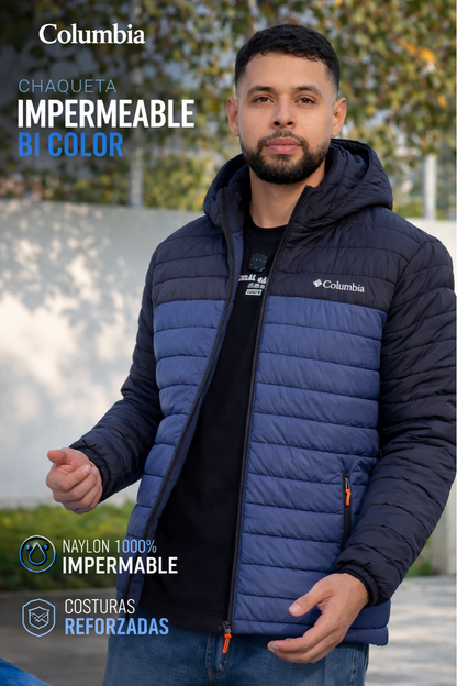 Chaqueta Columbia Bi Color - Impermeable