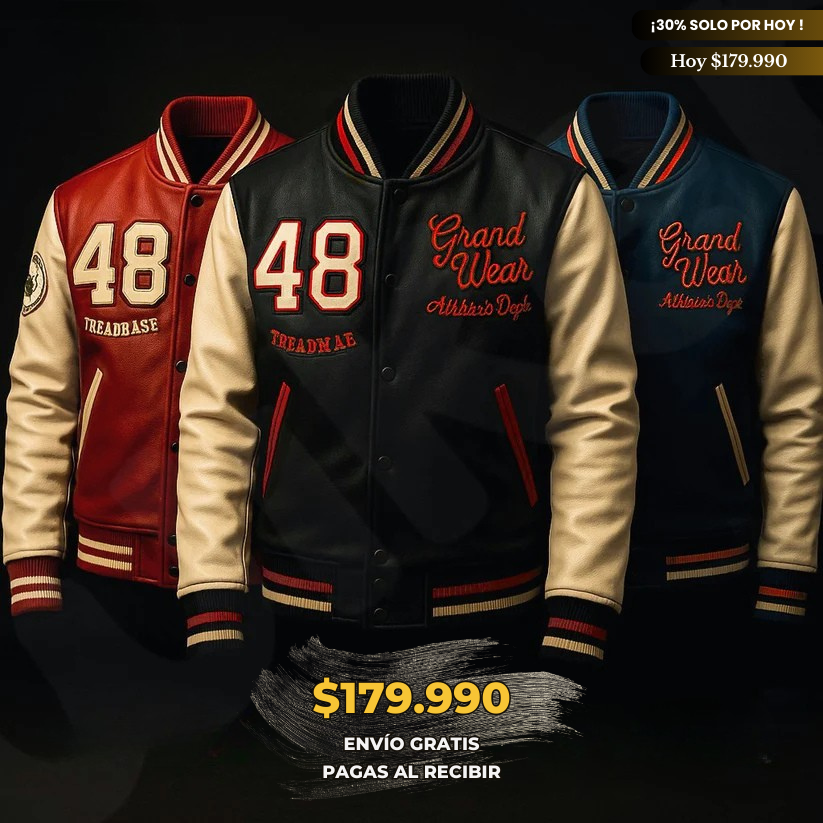 Chaqueta Beisbolera en Cuero California