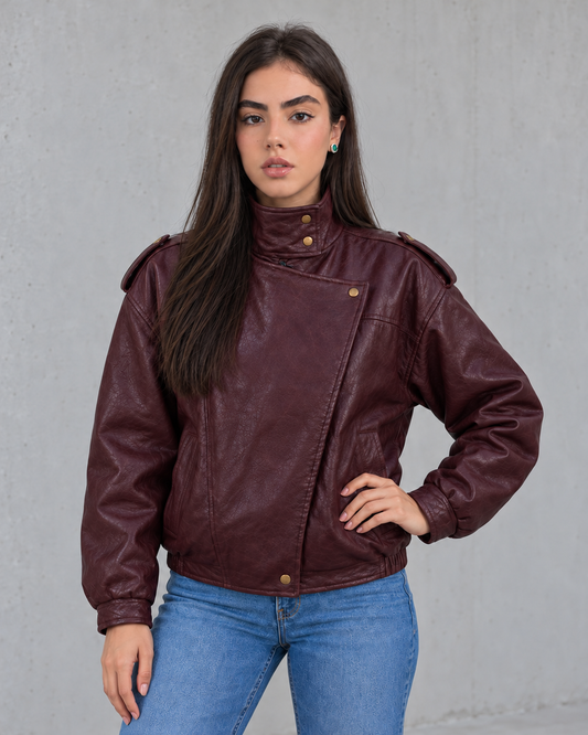 Chaqueta en Cuero - Linea Zara, Two Styles